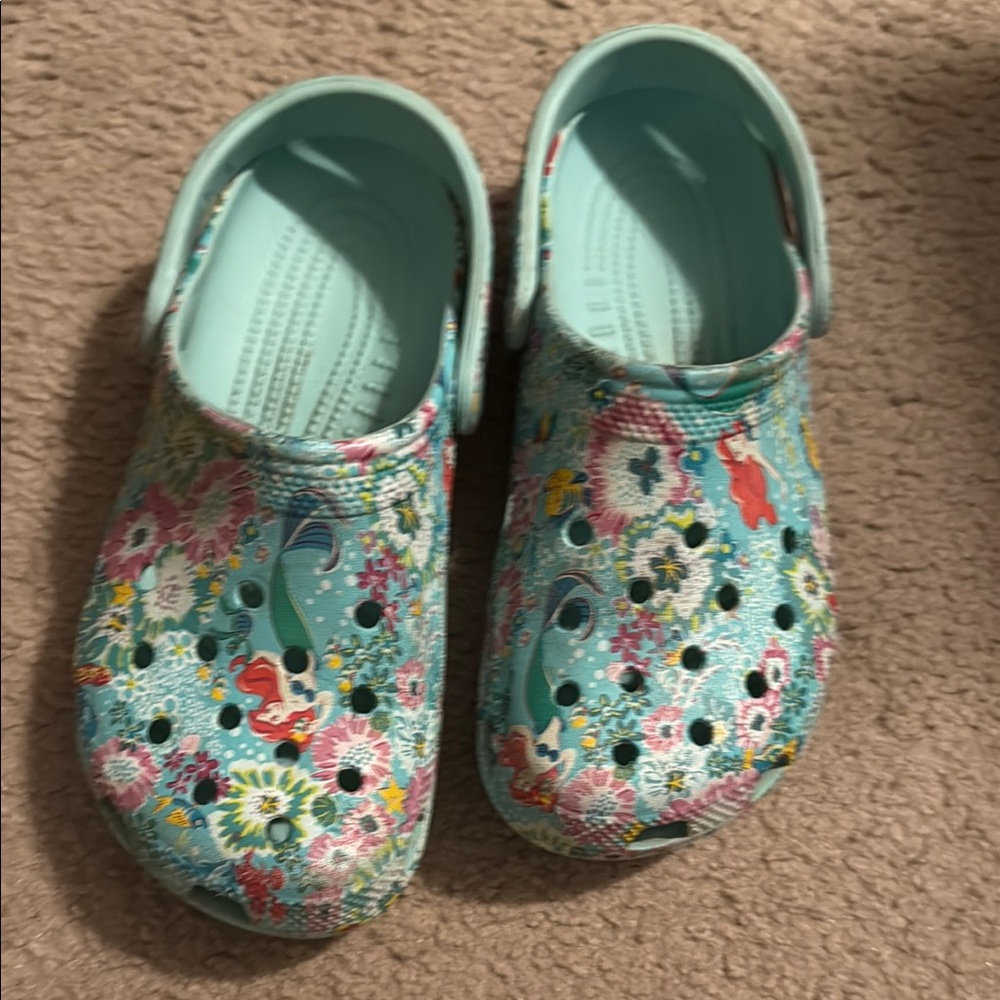 CROCS Blue Sandals with Perforated Design
